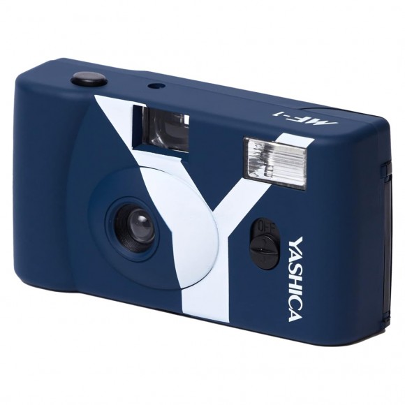 Yashica MF-1 Snapshot Y-Series Reusable Film Camera - Dark Blue